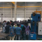 Industrial visit at Ambica Poles Ltd.